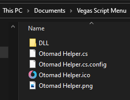 Expected Files in Folder