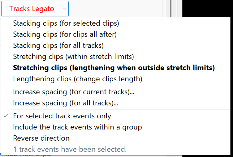 Track Legato