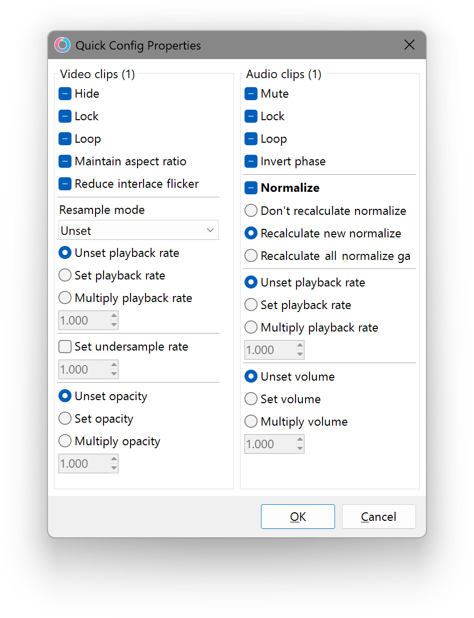 Quick Config Properties